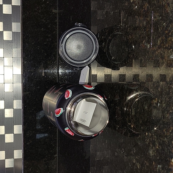 Coach Watermelon Water Bottle  Navy Red  750ml  Stainless Steel  Limited Ed  NEW - Picture 4 of 10